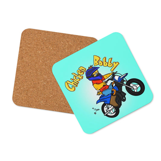 Cork-back coaster
