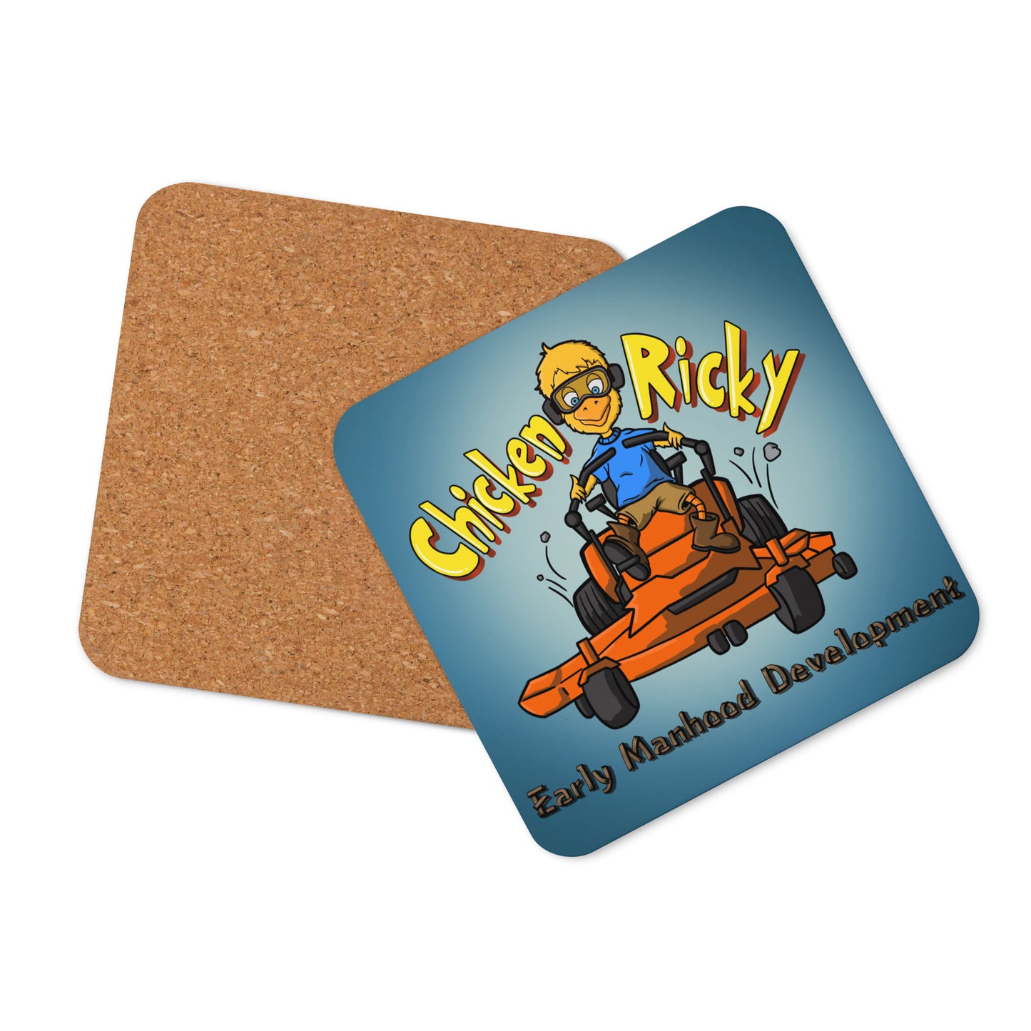 Cork-back coaster